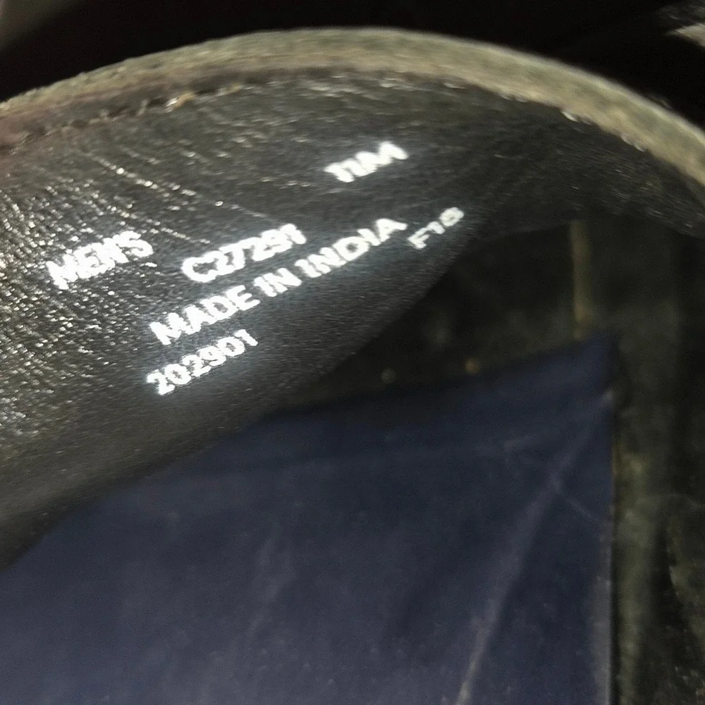 Sz 11 M Mens Cole Haan Pinch Rugged Camp Moc Black‎ Leather Cushioned Boat Shoes